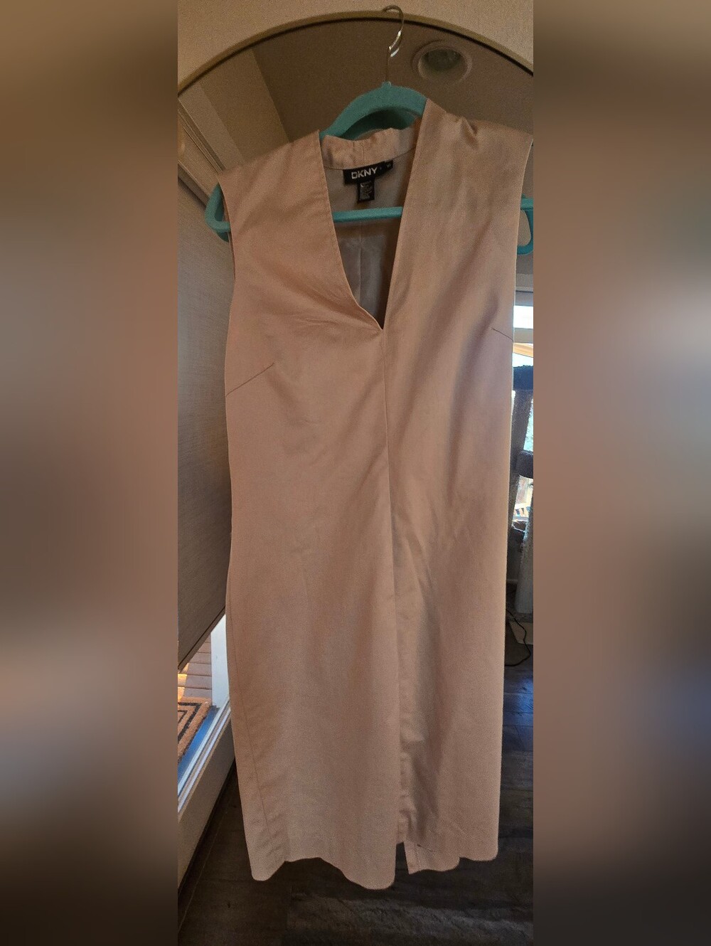 DKNY Neutral Beige Pencil Skirt